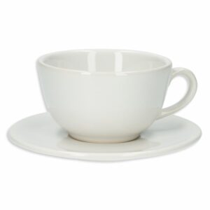 Set Taza Plato Te Unni Blanco OXFORD 2 PZS