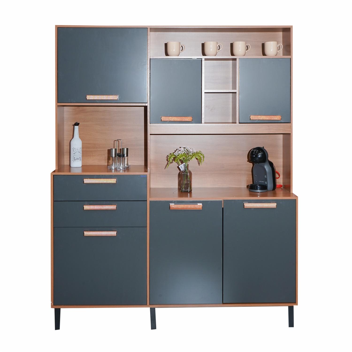 Mueble Alacena Nápoles 6 Puertas Azul Oscuro ITATIAIA - Imagen 2