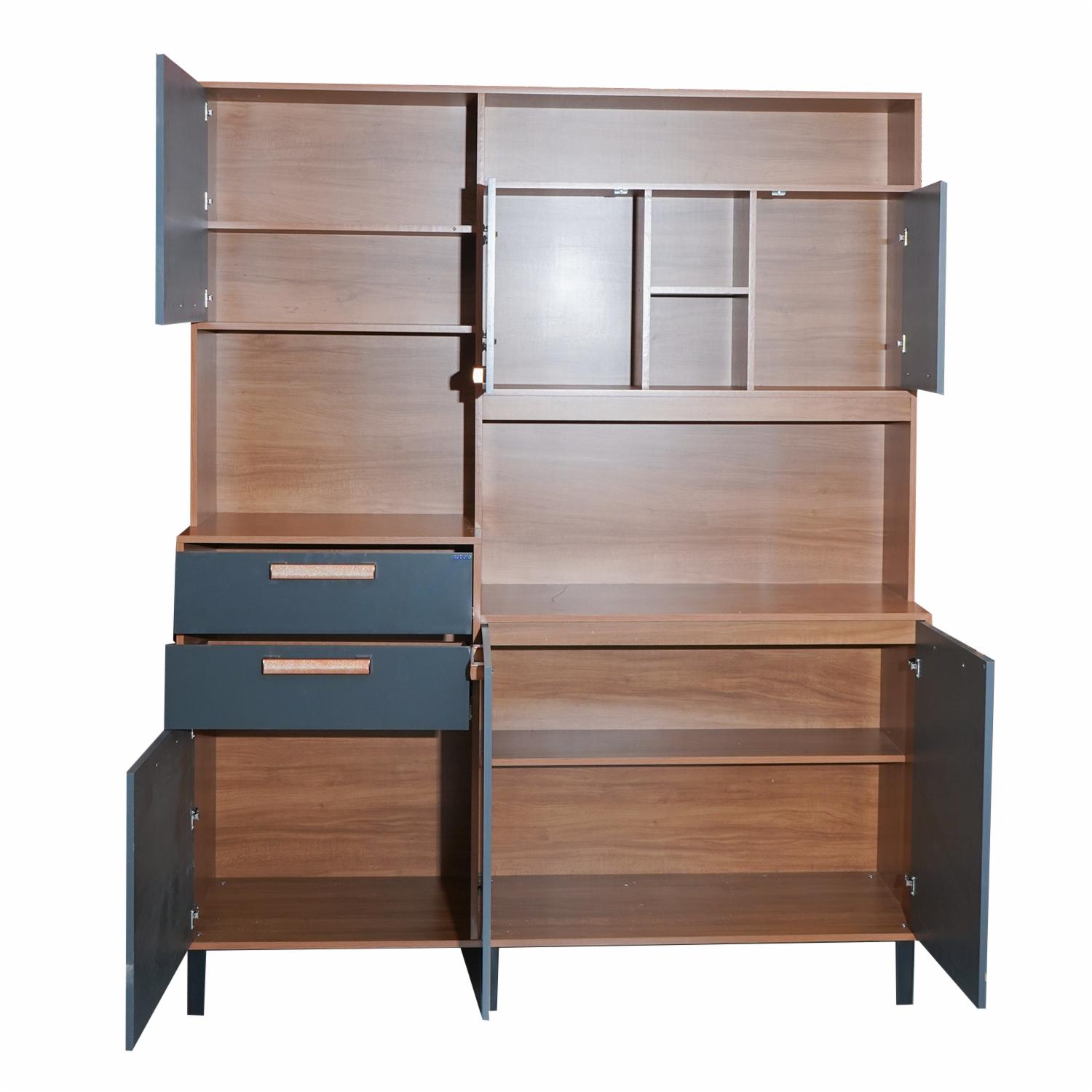 Mueble Alacena Nápoles 6 Puertas Azul Oscuro ITATIAIA - Imagen 3
