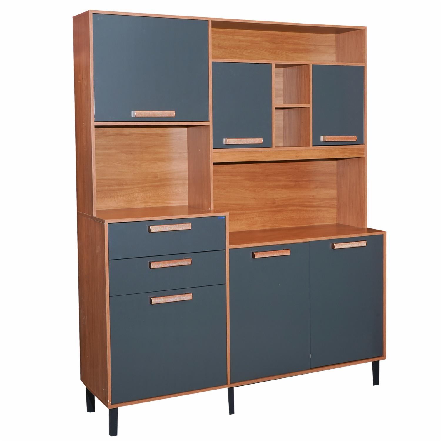 Mueble Alacena Nápoles 6 Puertas Azul Oscuro ITATIAIA - Imagen 4