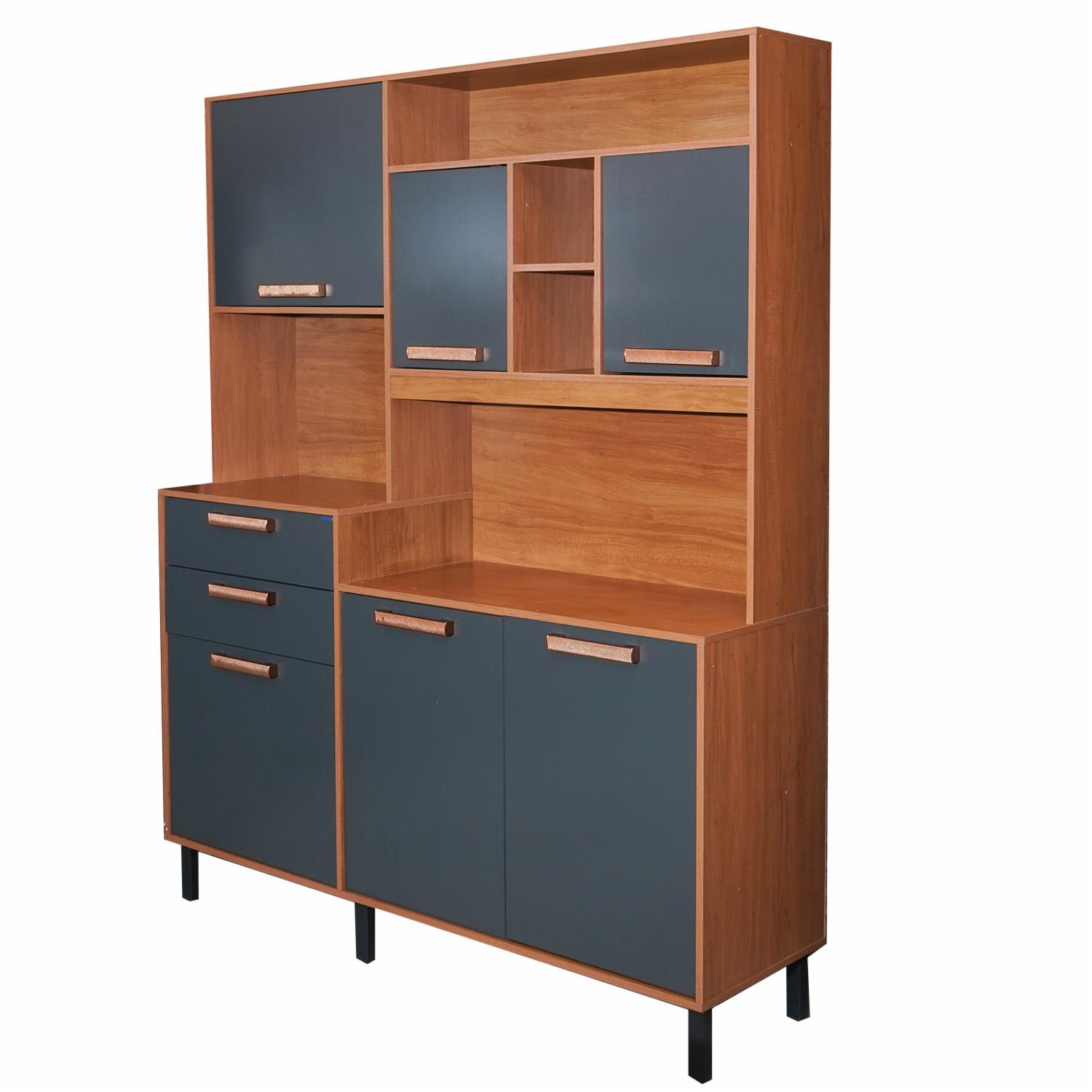 Mueble Alacena Nápoles 6 Puertas Azul Oscuro ITATIAIA - Imagen 6