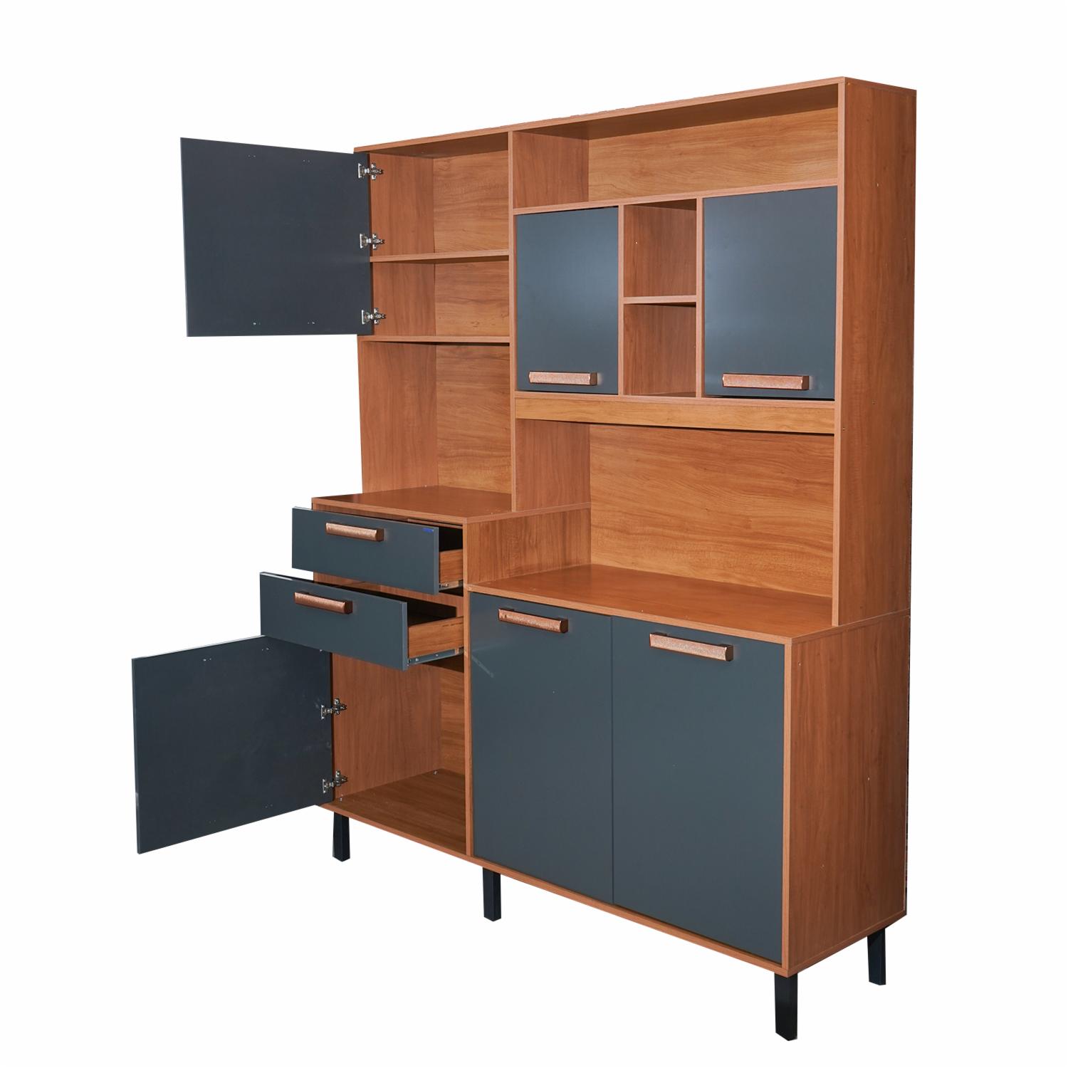 Mueble Alacena Nápoles 6 Puertas Azul Oscuro ITATIAIA - Imagen 7