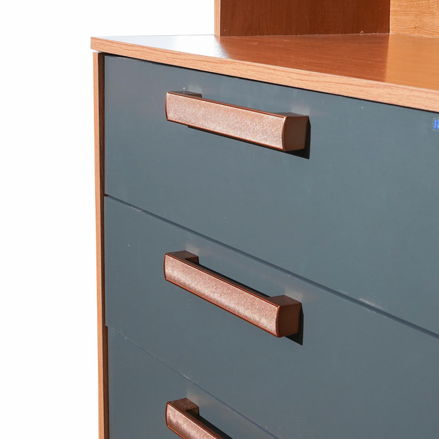 Mueble Alacena Nápoles 6 Puertas Azul Oscuro ITATIAIA - Imagen 8