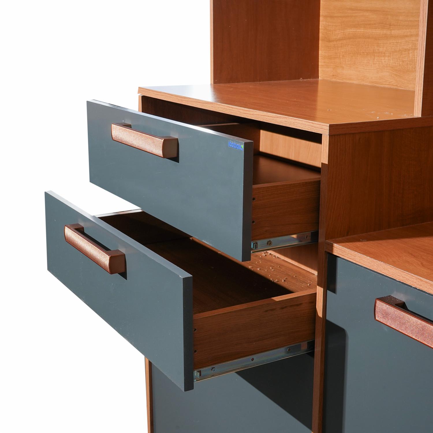 Mueble Alacena Nápoles 6 Puertas Azul Oscuro ITATIAIA - Imagen 9