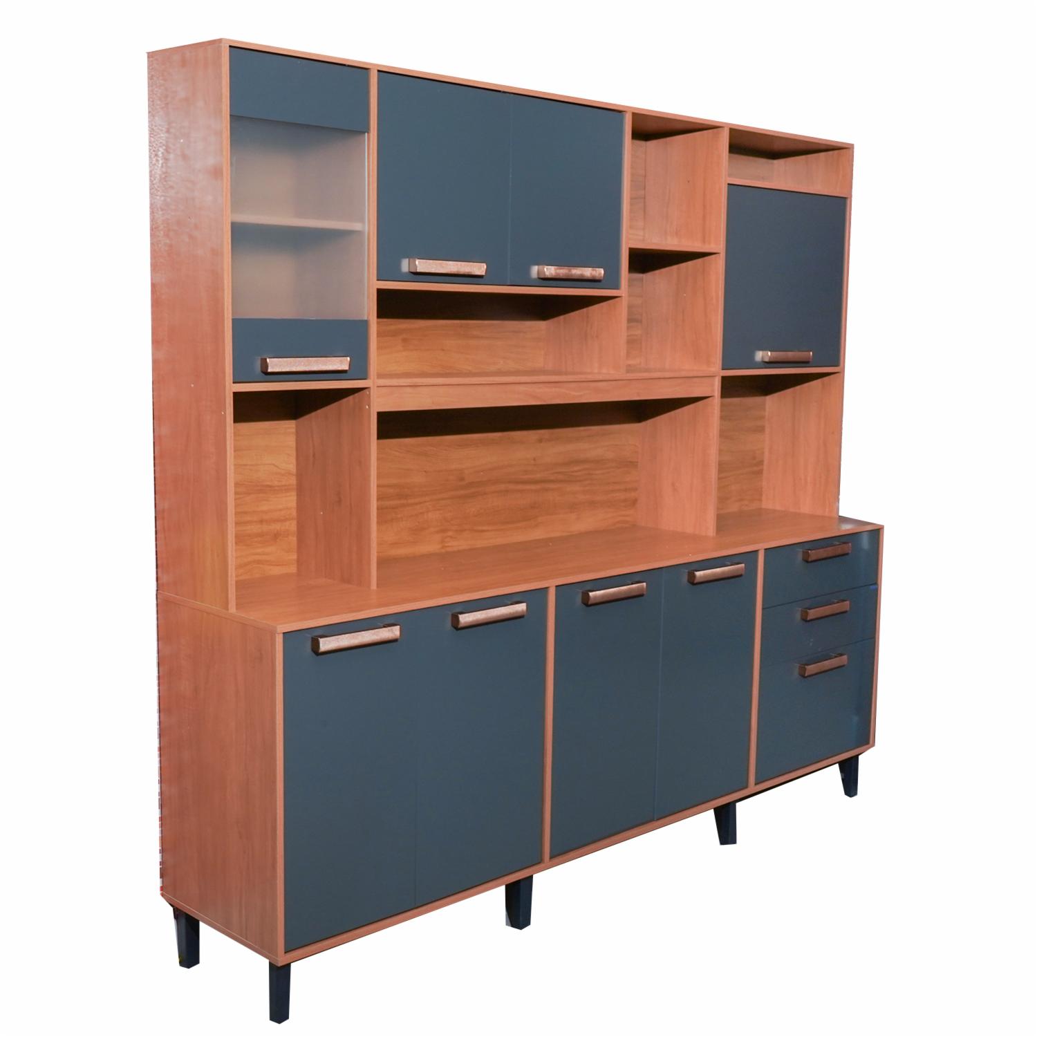 Mueble Alacena Nápoles 8 Puertas Azul Oscuro ITATIAIA - Imagen 4