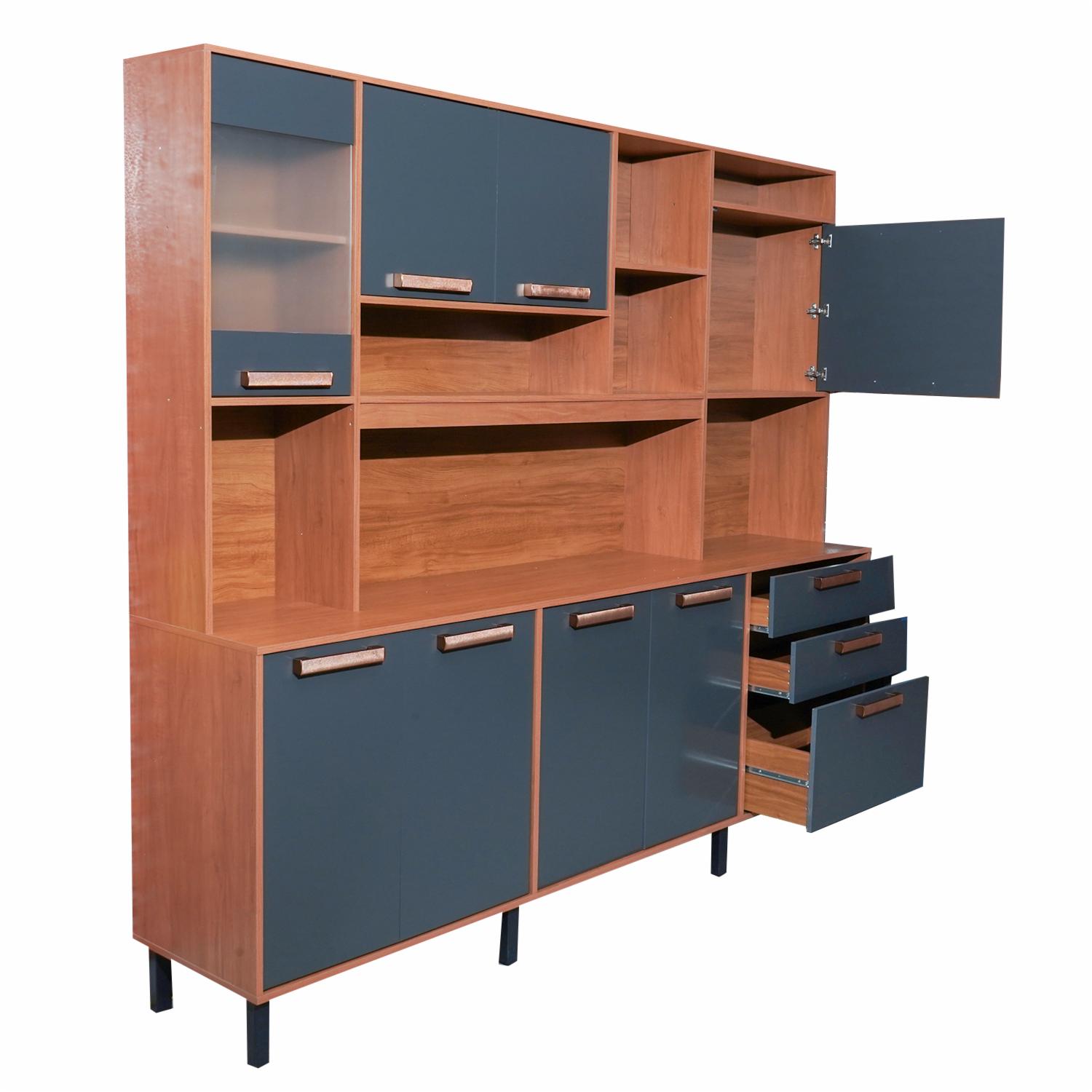 Mueble Alacena Nápoles 8 Puertas Azul Oscuro ITATIAIA - Imagen 5
