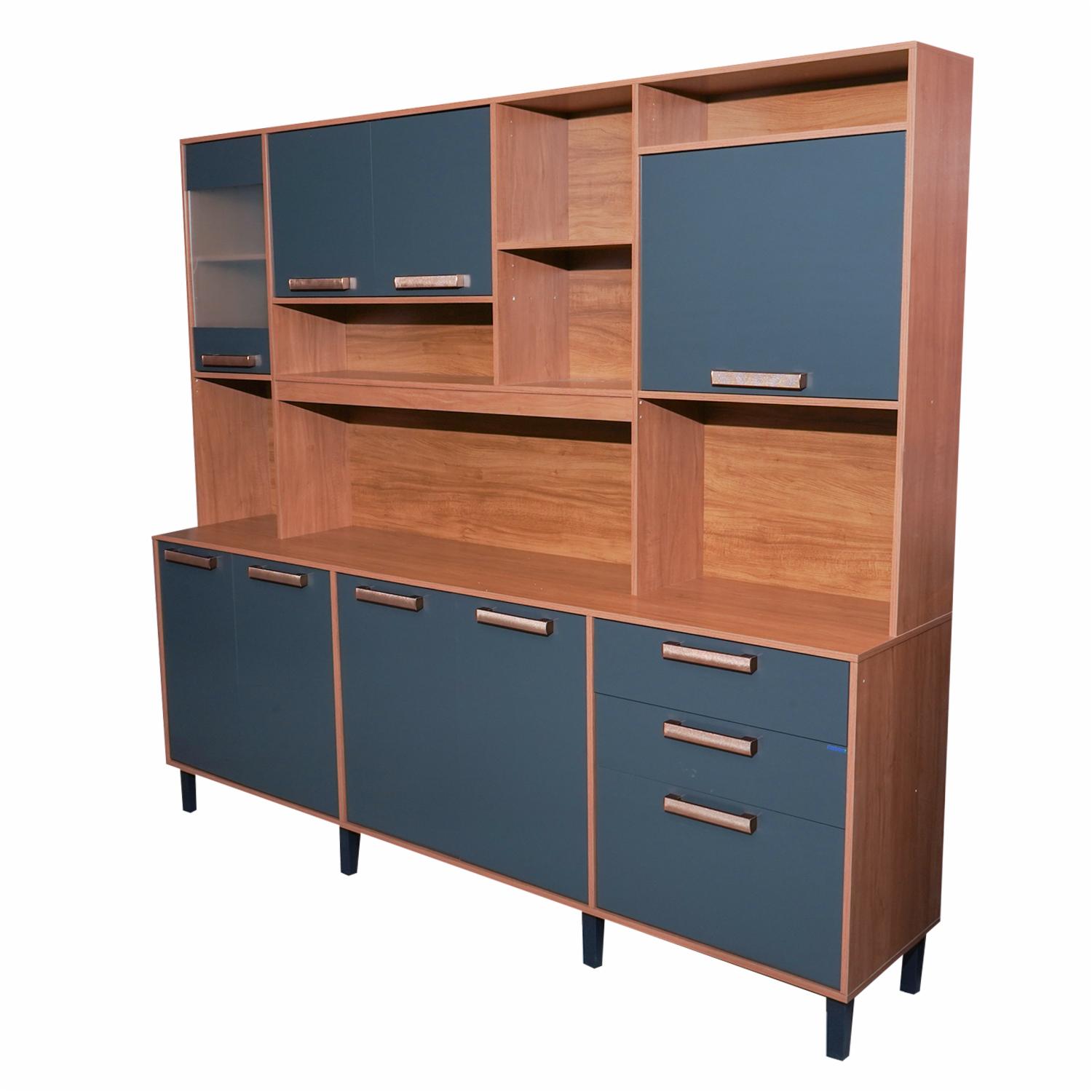 Mueble Alacena Nápoles 8 Puertas Azul Oscuro ITATIAIA - Imagen 6