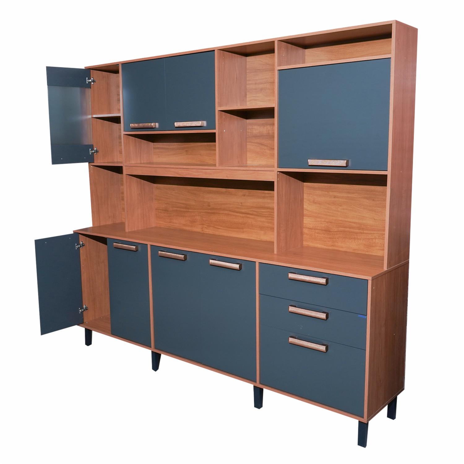 Mueble Alacena Nápoles 8 Puertas Azul Oscuro ITATIAIA - Imagen 7