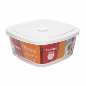 Refractario Hermético Con Tapa Azul MARINEX 2 Litros