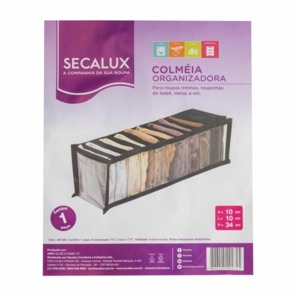 Organizador Textil Transparente Para Cajones SECALUX 1 Pieza - Imagen 2