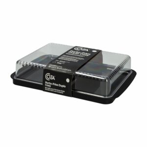 Porta Fiambre Plástico Cozy Negro COZZA 1 Pieza