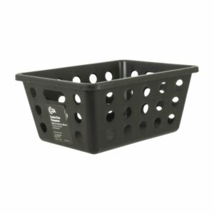 Canasta Plástica Línea One Color Negro COZZA 18.6X14.2X8.6 Cm