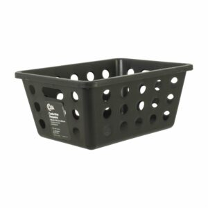 Canasta Plástica Línea One Color Negro COZA 18.6X14.2X8.6 Cm