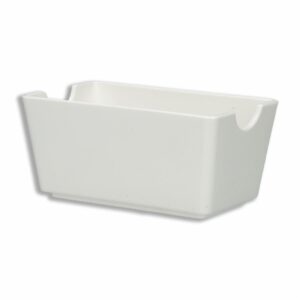 Porta Servilletas Uno Plástico Blanco COZZA 1 Pieza