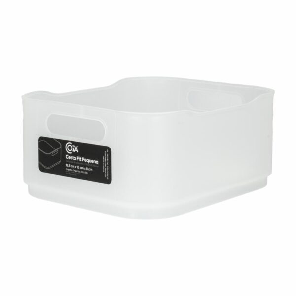 Canasta Plástica Fit Natural COZZA 18.5X15X8 Cm
