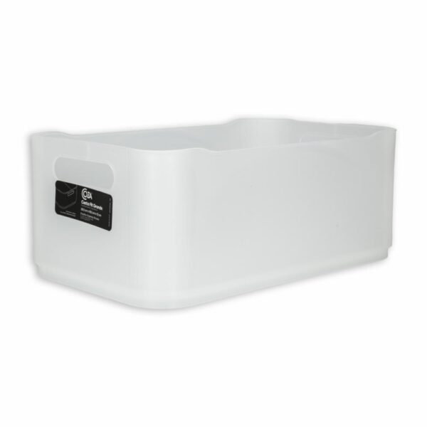 Canasta Plástica Fit Natural COZZA 30.5X 18.5X12 Cm