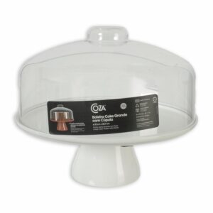 Porta Torta Plástica Con Tapa COZA 32.5 Cm