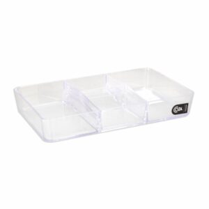Organizador 4 Divisiones Cristal COZZA 1 Pieza