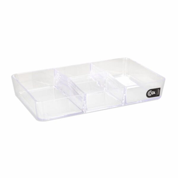 Organizador 4 Divisiones Cristal COZZA 1 Pieza