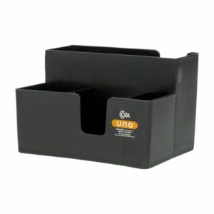 Servilletero Uno Plástico Negro COZA 1 Pieza