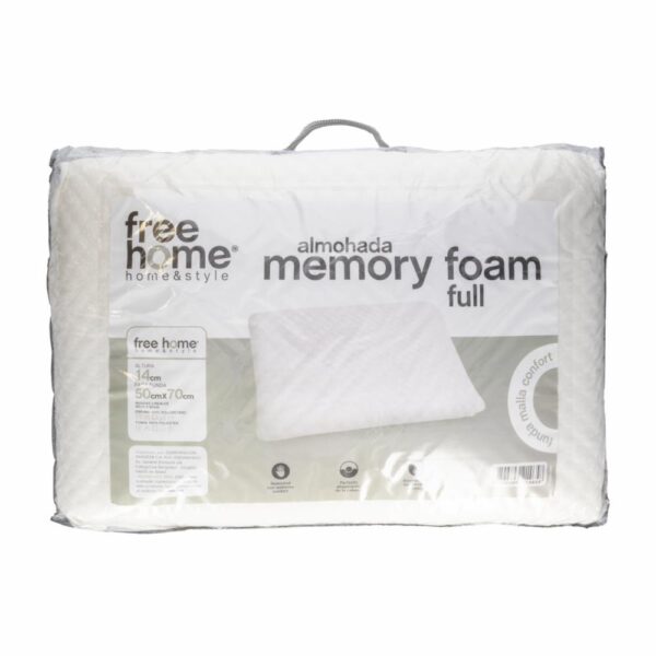 Almohada Full Memory Foam FREE HOME 70 X 50 Cm