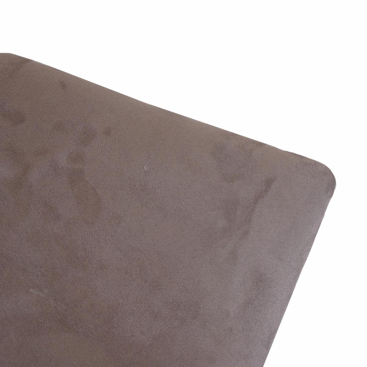 Banco Cuadrado Blanco Con Tapizado A39 MENEGHETTI Textil y Madera