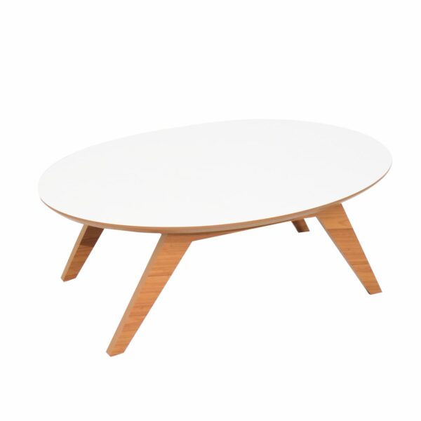 Mesa De Centro Freijo Con Blanco DALLA COSTA MDF - Imagen 2