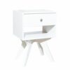 Mesa De Luz Off Blanco DALLA COSTA MDF - Imagen 2