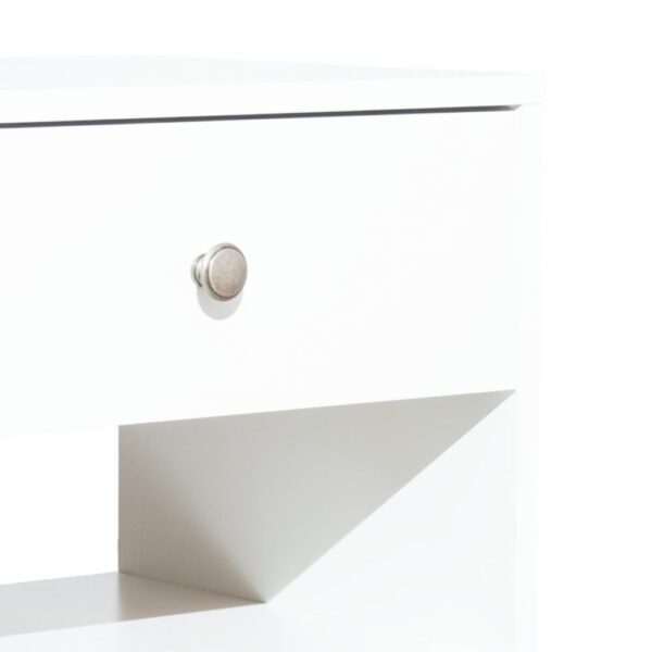 Mesa De Luz Off Blanco DALLA COSTA MDF - Imagen 5