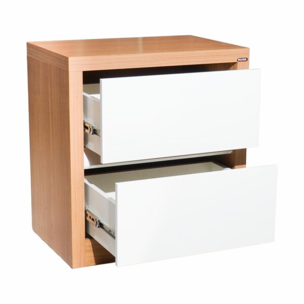 Mesa De Luz Freijo Off Blanco DALLA COSTA MDF - Imagen 4
