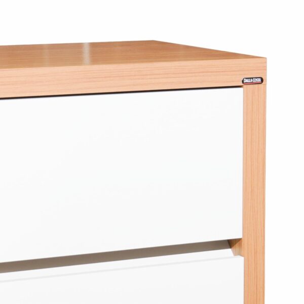 Mesa De Luz Freijo Off Blanco DALLA COSTA MDF - Imagen 5