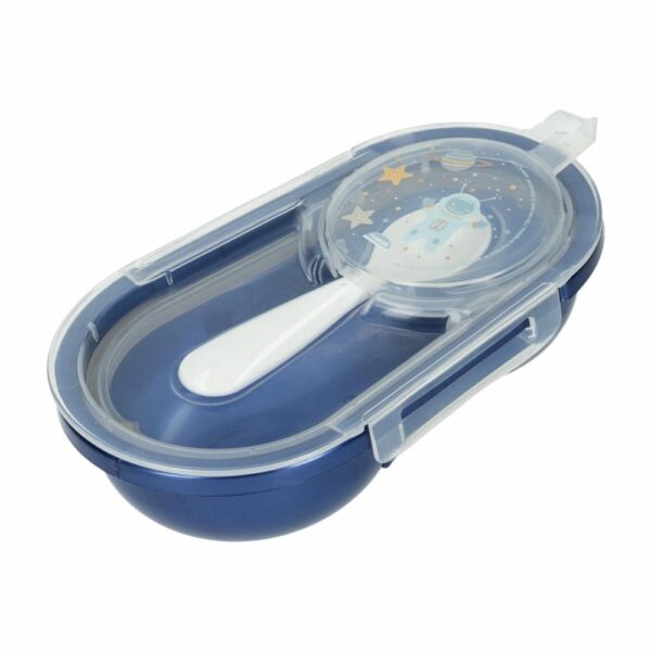 Recipiente Para Comida Con Cuchara Diseño Astronauta PLASUTIL 240 Ml