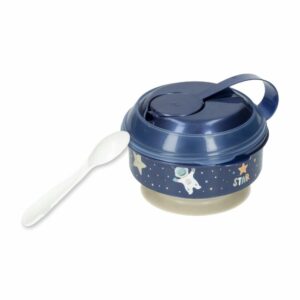 Recipiente Para Comida Con Prensador Y Cuchara Astronauta PLASUTIL 300 Ml