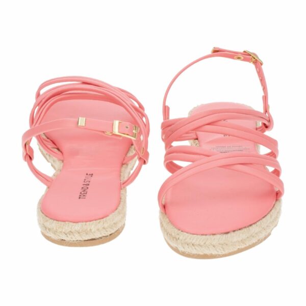 Sandalia Flat Suela Yute Coral TREND & STYLE - Imagen 13