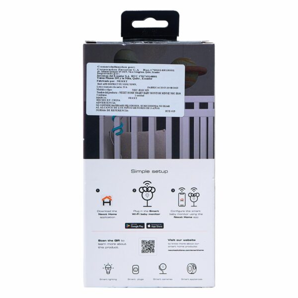 Monitor Para Bebé Smart Wifi Diseño Minnie NEXXT 2K - Imagen 4