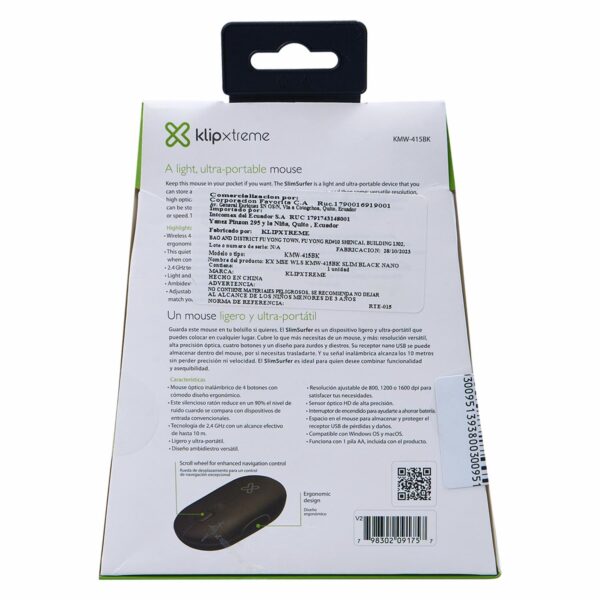 Mouse Ultra Ligero Y Portátil KLIPXTREME Wireless - Imagen 2