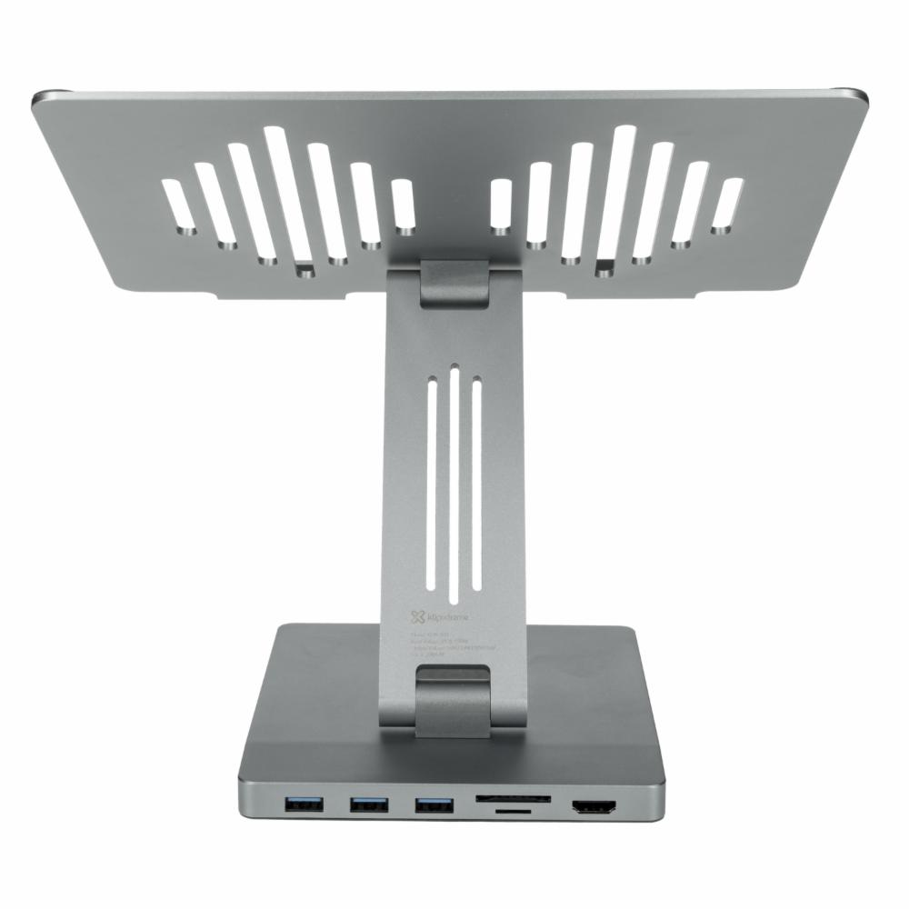 Estación De Acoplamiento 9 En 1 Con Soporte Para Laptop Y Plataforma De Carga Inalámbrica KLIPXTREME 15,6" - Imagen 2
