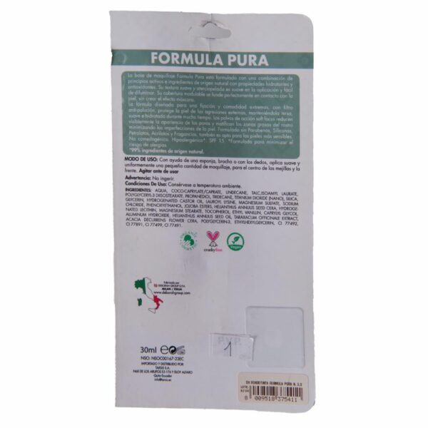Base De Maquillaje Fórmula Pura Fondotinta Gold 3.3 DEBORAH 30 Ml - Imagen 2