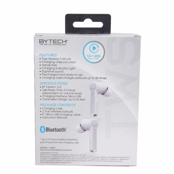 Audífonos BY-AU-BE-303-WT CASE LOGIC Bluetooth - Imagen 2