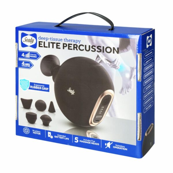Masajeador De Percusión De 4 Niveles SEALY SL-HW-MA-108-BK - Imagen 2