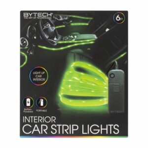 Tiras De Luz LED Para Interior De Auto BYTECH 1.82 M