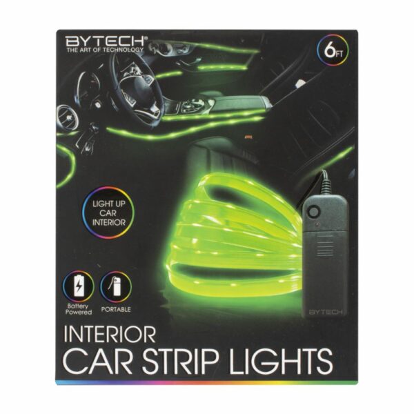 Tiras De Luz LED Para Interior De Auto BYTECH 1.82 M