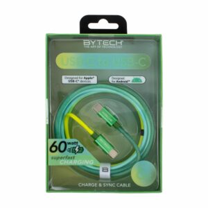 Cable Cargador USB-C Hacia USB-C BYTECH 1.82 M