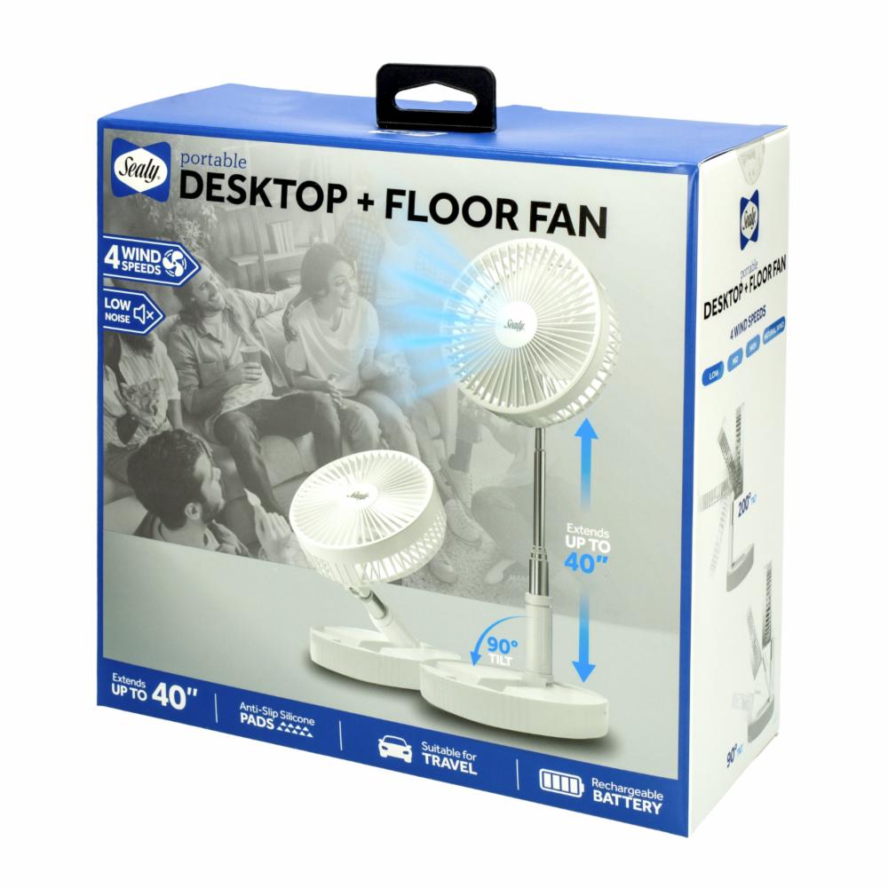 Ventilador De Piso Recargable BYTECH SL-HW-FN-001-WT - Imagen 3