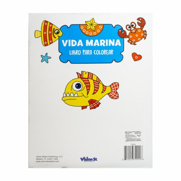 Libro De Colorear Spanish Kids Foil Animales VISION ST 32 Páginas - Imagen 2
