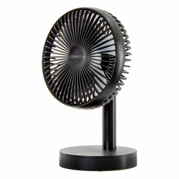 Ventilador De Mesa Recargable 3 Velocidades CONNECTO CVT-004B - Imagen 3