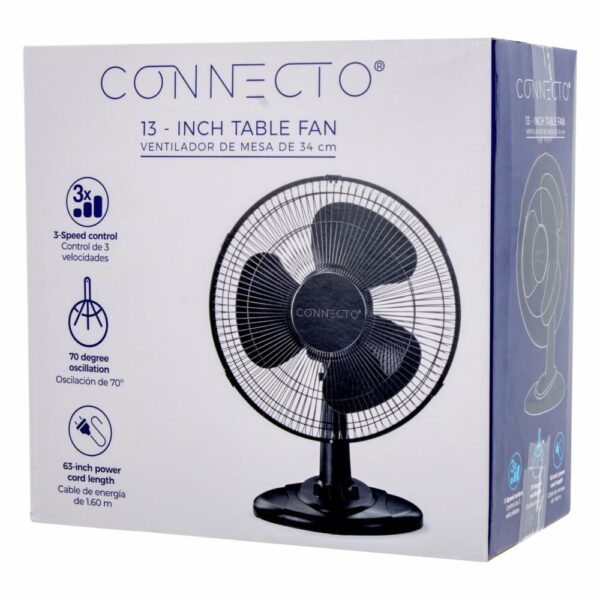 Ventilador De Escritorio CONNECTO CVT-003B - Imagen 3