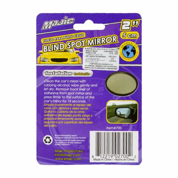 Espejo Para Retrovisor Elimina El Punto Ciego MAJIC 5 Cm - Imagen 2