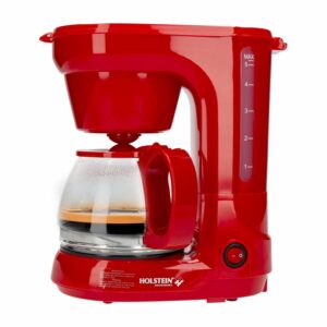 Cafetera Eléctrica Con Nivel De Agua HH-0914701R HOLSTEIN 5 Tazas