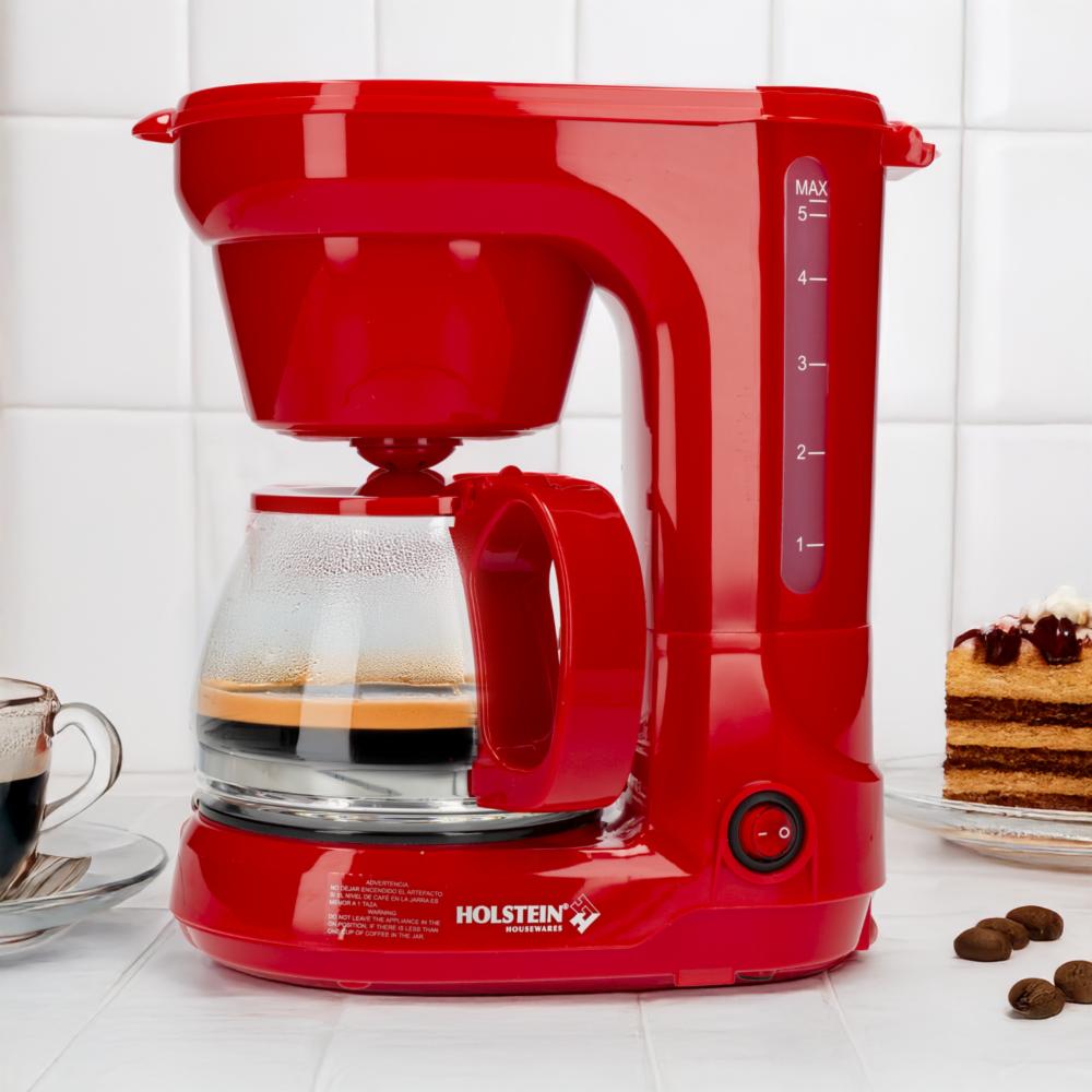 Cafetera Eléctrica Con Nivel De Agua HH-0914701R HOLSTEIN 5 Tazas - Imagen 9